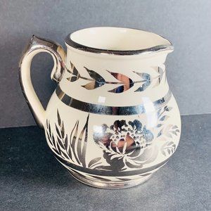 SADLER England Vintage Creamer Pitcher Silver Rare Discontinued